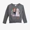 LONGSLEEVE SHIRT LANGARM ELSA UND ANNA - T-SHIRT TOP - DISNEY FROZEN - Langarmshirt - Grau