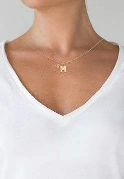 Halskette - Mottled Yellow Gold Coloured