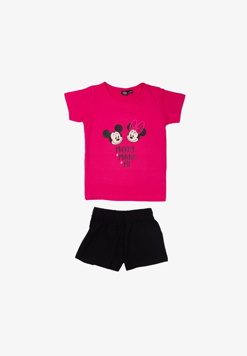 DISNEY MICKEY MINNIE MOUSE SET - Nachtwäsche Set - Pink/black 1 DISNEY MICKEY MINNIE MOUSE SET - Nachtwäsche Set - Pink/black