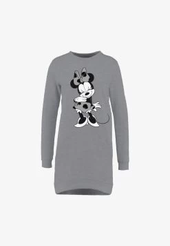 Disney MINNIE MOUSE SCHLAFSHIRT PYJAMA LANGA - Nachthemd - Grau