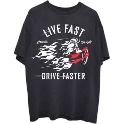 Disney T-Shirt Unisex - Design: 101 Dalmations Cruella Live Faster