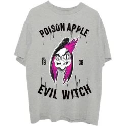 Disney T-Shirt Unisex - Design: Snow White Evil Witch Poison Apple