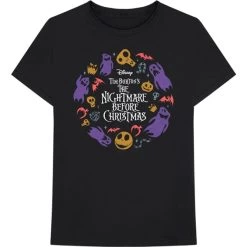 Disney T-Shirt Unisex - Design: The Nightmare Before Christmas Character Flight