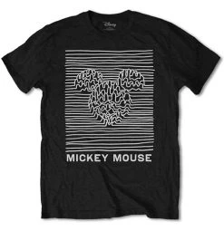 T-Shirt Disney - Mickey Mouse Unknown Pleasures