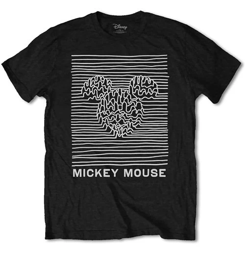 T-Shirt Disney - Mickey Mouse Unknown Pleasures 1 T-Shirt Disney - Mickey Mouse Unknown Pleasures