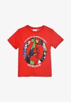 T-Shirt Print - Rot -Günstiges Disney Geschäft be91b2de3be3433b9db3223243cfa0b4