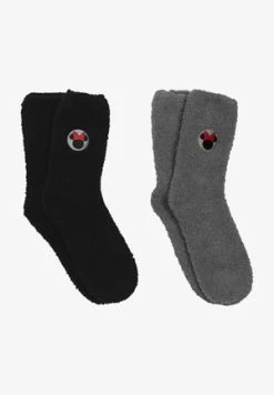 DISNEY MINNIE MOUSE 2 PACK - Socken - Grau Schwarz -Günstiges Disney Geschäft c0a9c92f37554b69b48fb5241fc02d18