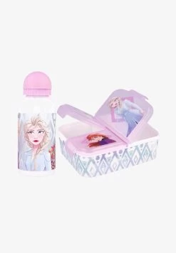 Disney Frozen EISKÖNIGIN LUNCH-SET ALU-BOTTLE AND LUNCHBOX BPA-FREE - Brotdose - Mehrfarbig